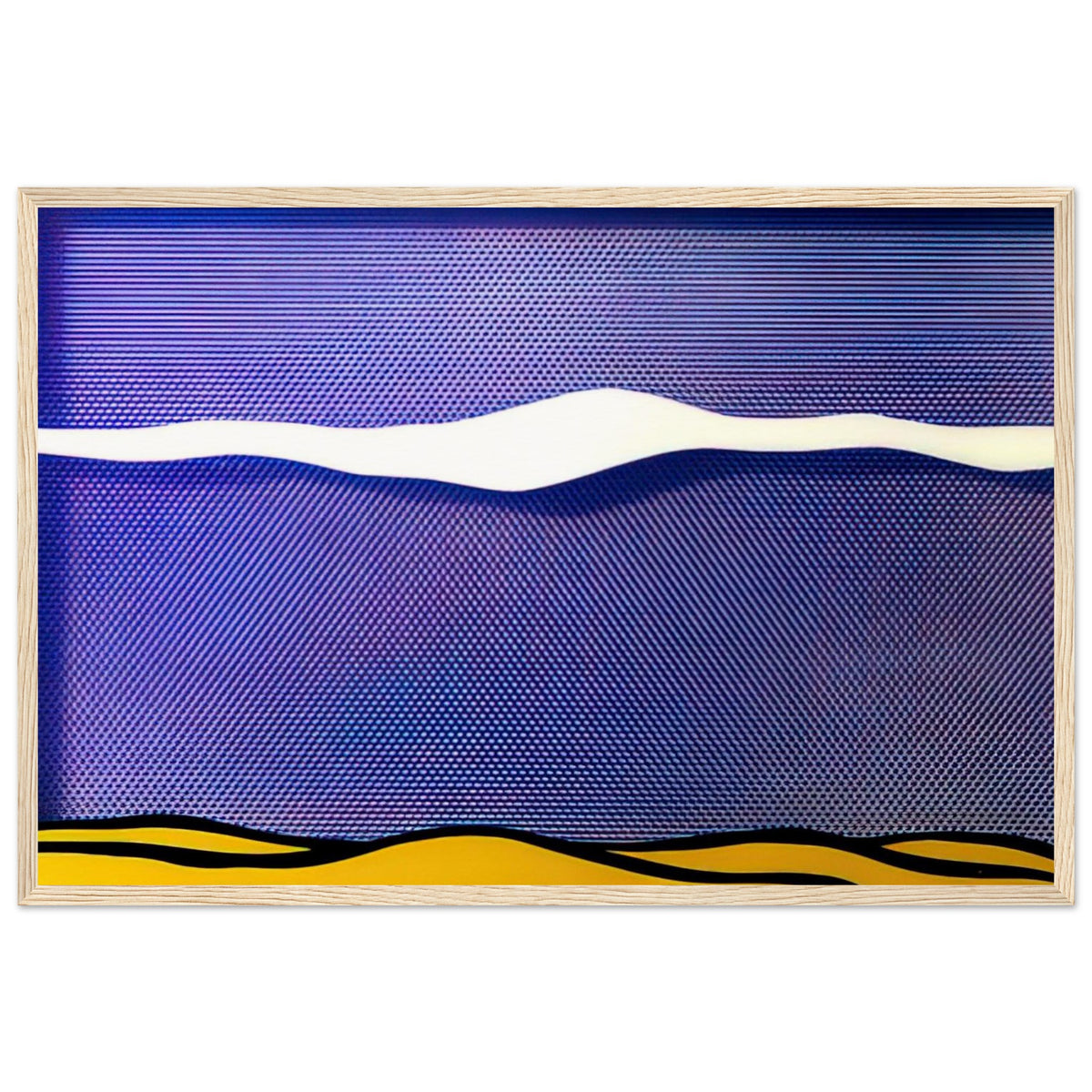 ARCTIC LANDSCAPE 1964 Framed Poster | Roy Lichtenstein Framed Prints Wall Art | Roy Lichtenstein Shop