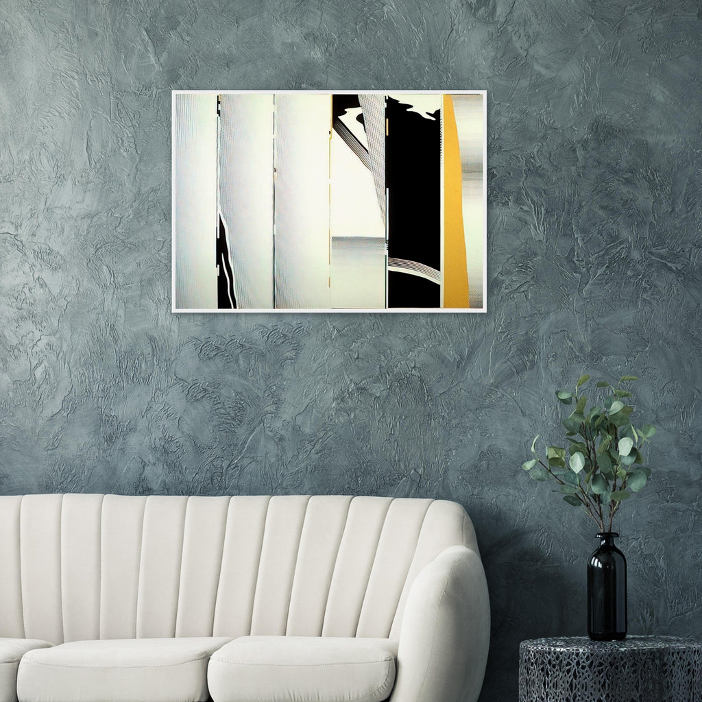 MIRROR SIX PANELS 1 1970 Framed Poster | Roy Lichtenstein Framed Prints Wall Art | Roy Lichtenstein Shop
