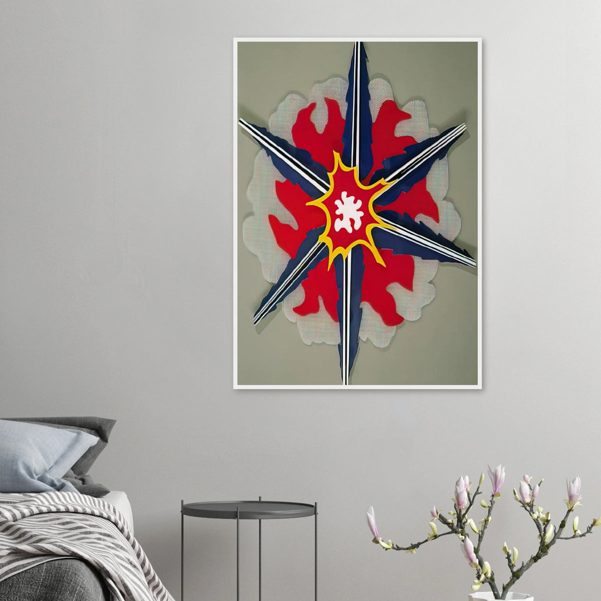 WALL EXPLOSION II 1965 Framed Poster | Roy Lichtenstein Framed Prints Wall Art | Roy Lichtenstein Shop