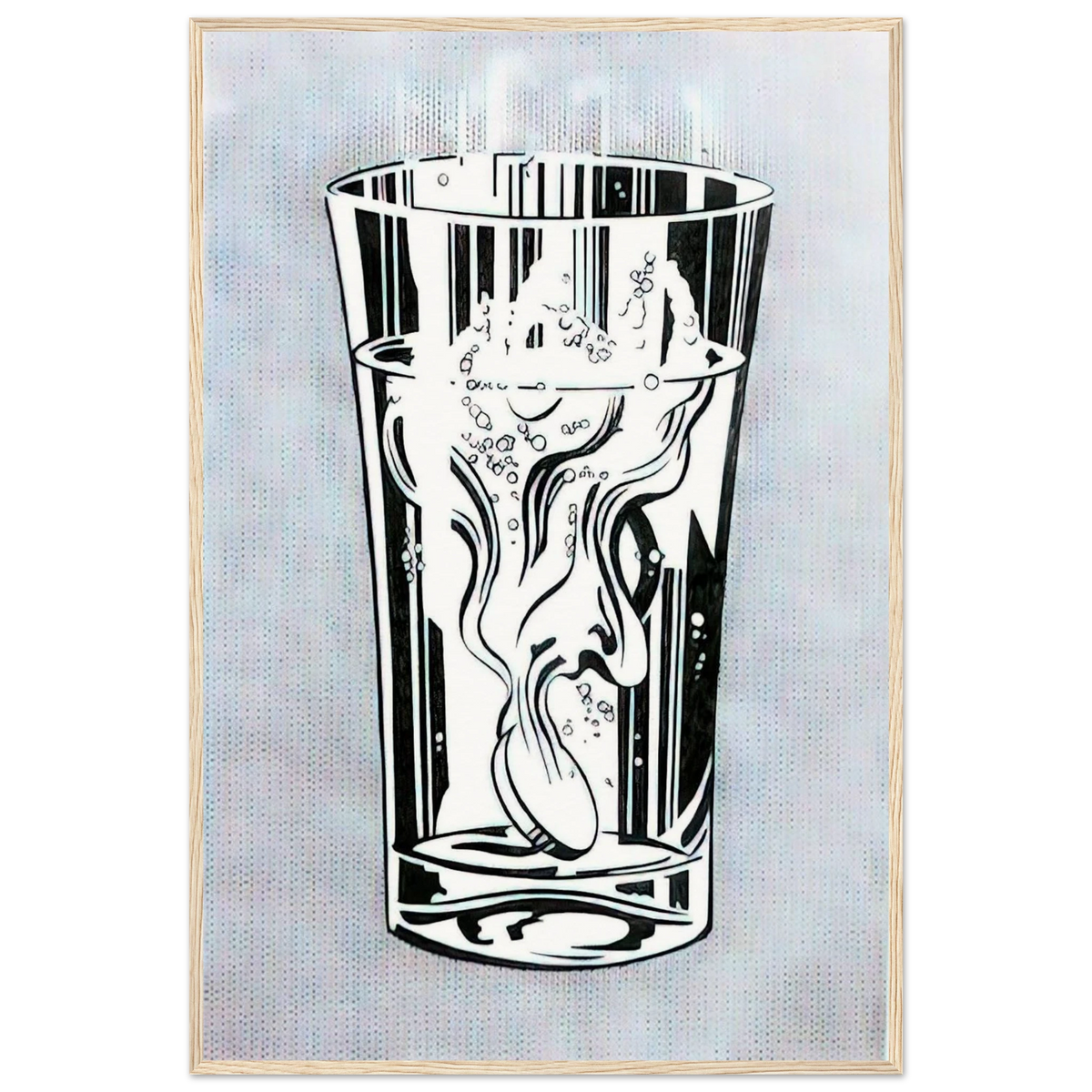 ALKA SELTZER 1966 Framed Poster | Roy Lichtenstein Framed Prints Wall Art | Roy Lichtenstein Shop