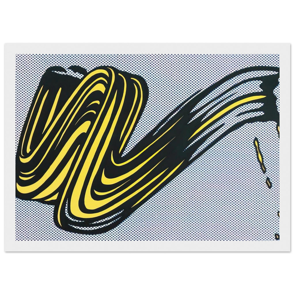 BRUSHSTROKE 1965 0 Framed Poster | Roy Lichtenstein Framed Prints Wall Art | Roy Lichtenstein Shop