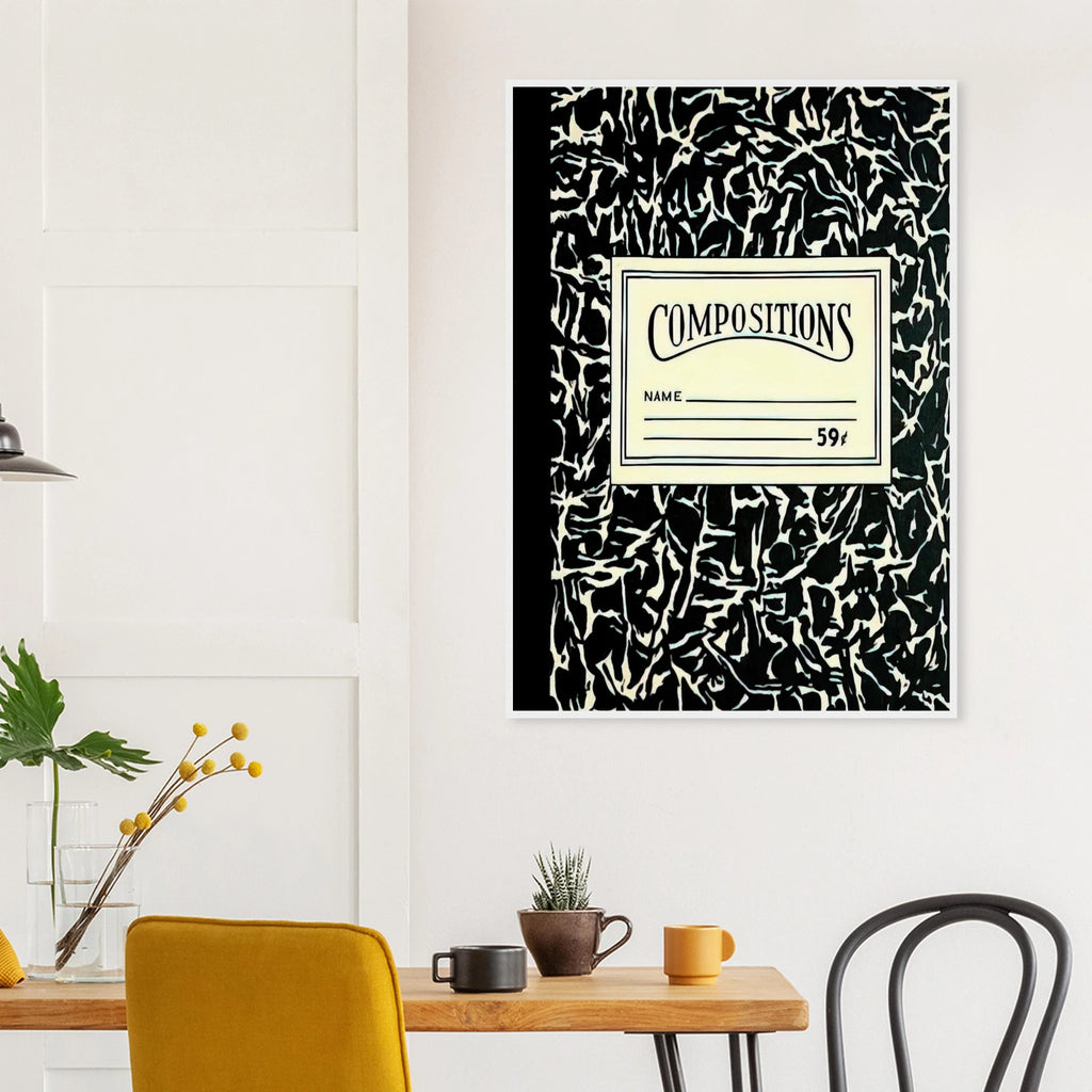 COMPOSITIONS II 1964 Framed Poster | Roy Lichtenstein Framed Prints Wall Art | Roy Lichtenstein Shop
