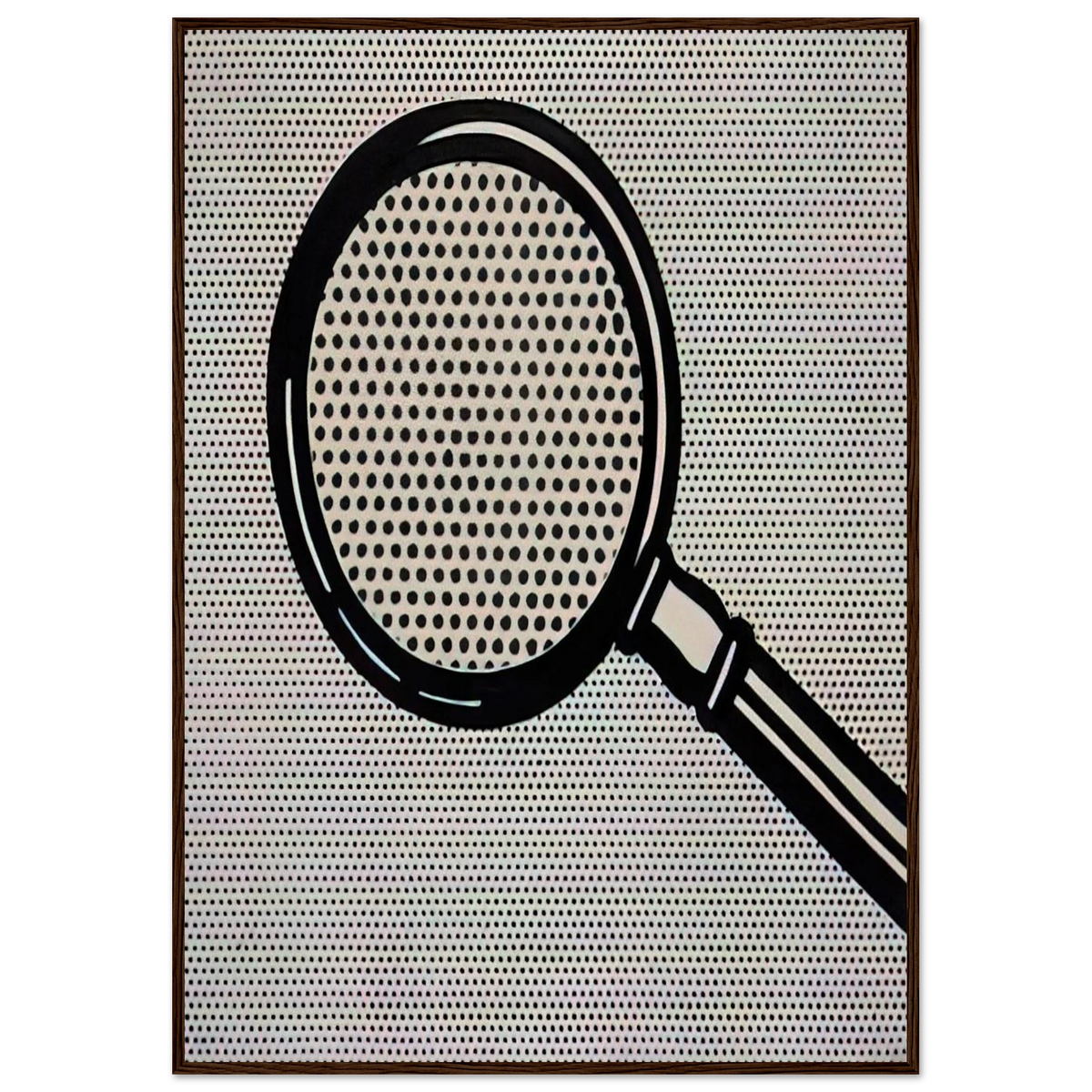 MAGNIFYING GLASS 1963 Framed Poster | Roy Lichtenstein Framed Prints Wall Art | Roy Lichtenstein Shop