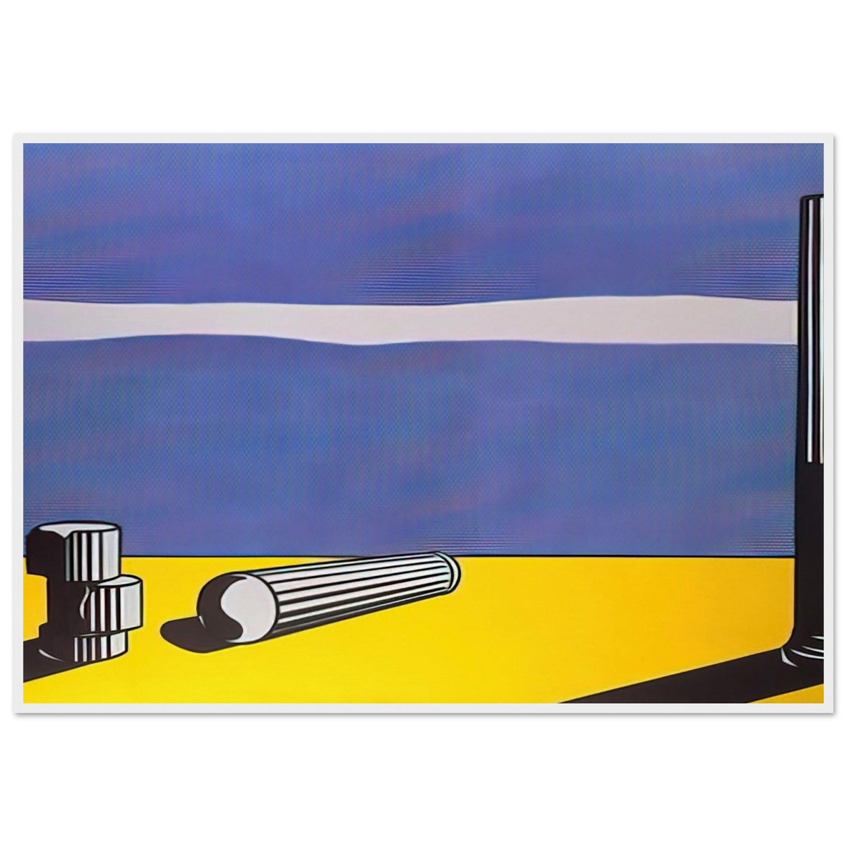 RUINS 1965 Framed Poster | Roy Lichtenstein Framed Prints Wall Art | Roy Lichtenstein Shop