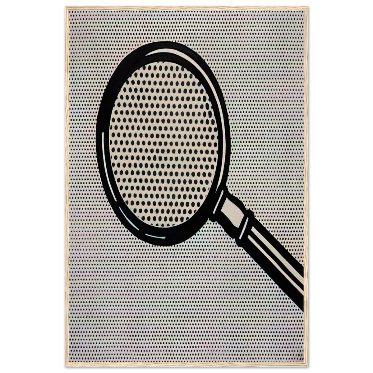 MAGNIFYING GLASS 1963 Framed Poster | Roy Lichtenstein Framed Prints Wall Art | Roy Lichtenstein Shop