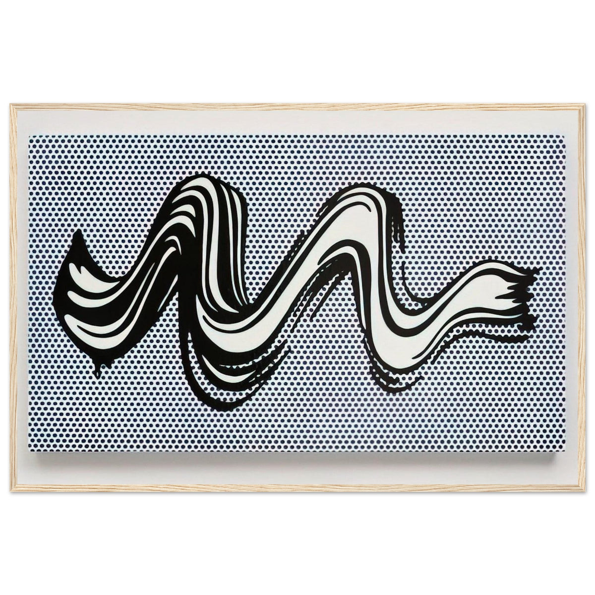 BRUSHSTROKE 1965 Framed Poster | Roy Lichtenstein Framed Prints Wall Art | Roy Lichtenstein Shop