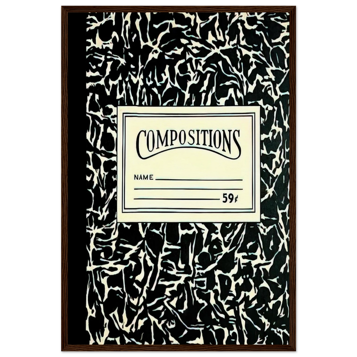 COMPOSITIONS II 1964 Framed Poster | Roy Lichtenstein Framed Prints Wall Art | Roy Lichtenstein Shop