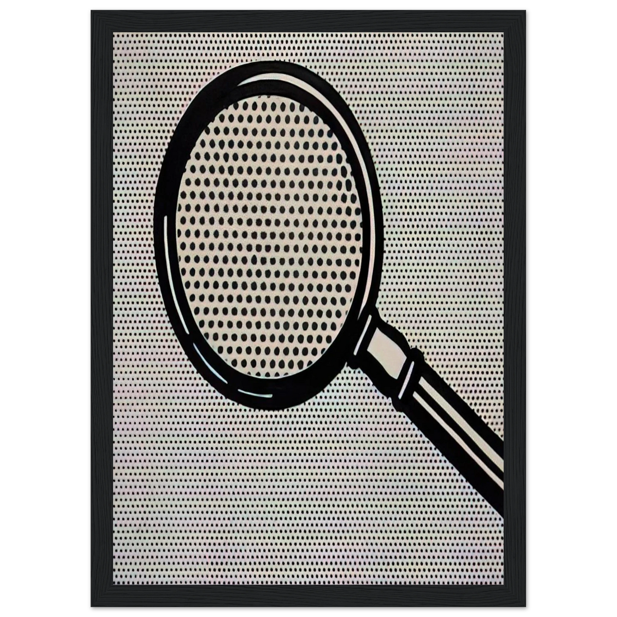 MAGNIFYING GLASS 1963 Framed Poster | Roy Lichtenstein Framed Prints Wall Art | Roy Lichtenstein Shop