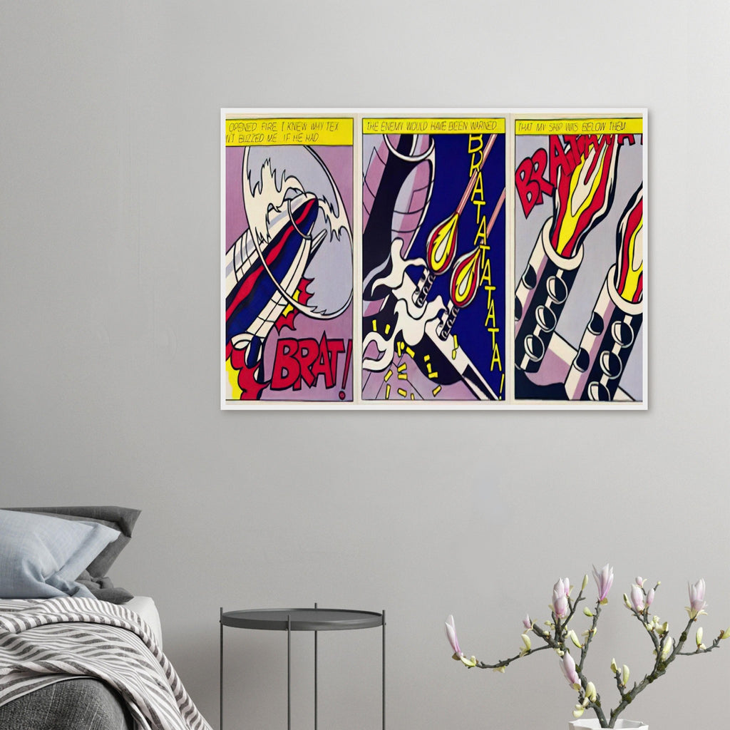 AS I OPENED FIRE 1964 Framed Poster | Roy Lichtenstein Framed Prints Wall Art | Roy Lichtenstein Shop