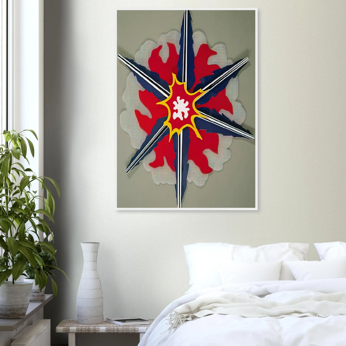WALL EXPLOSION II 1965 Framed Poster | Roy Lichtenstein Framed Prints Wall Art | Roy Lichtenstein Shop