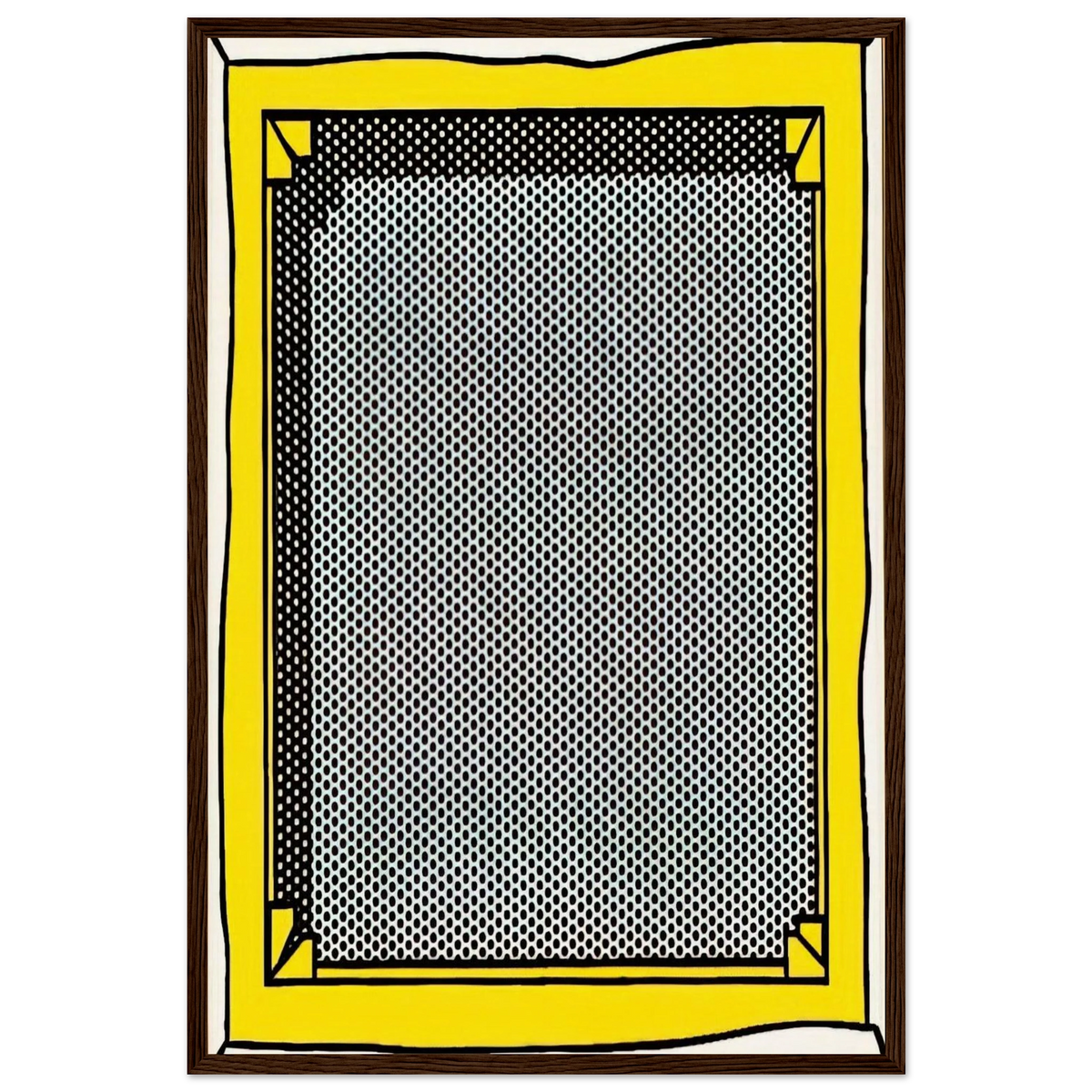 STRETCHER FRAME Framed Poster | Roy Lichtenstein Framed Prints Wall Art | Roy Lichtenstein Shop