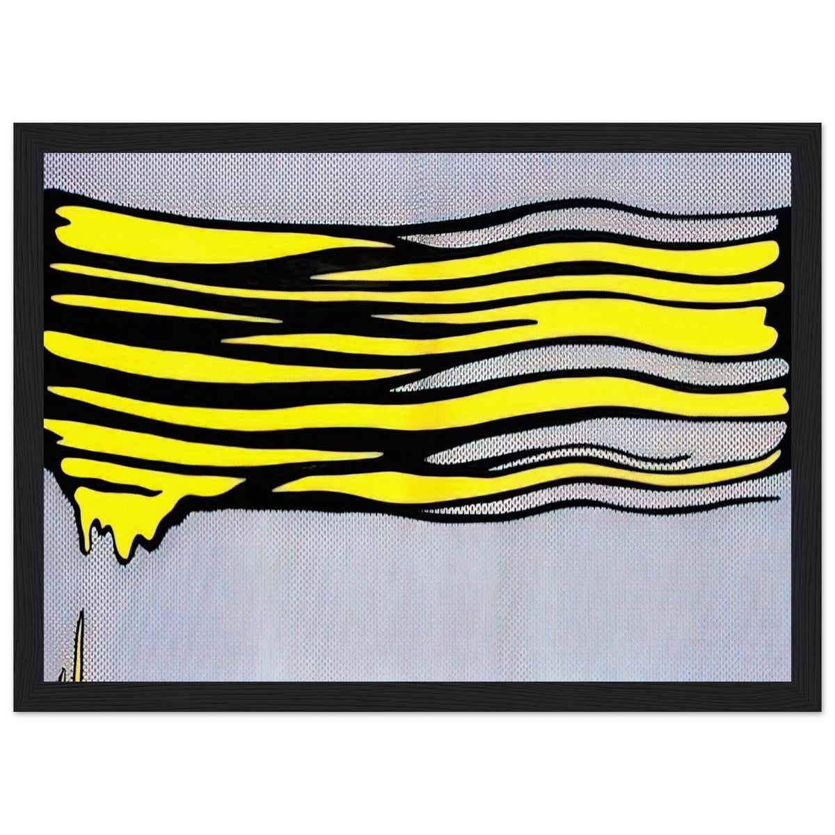 YELLOW BRUSHSTROKE II 1965 Framed Poster | Roy Lichtenstein Framed Prints Wall Art | Roy Lichtenstein Shop
