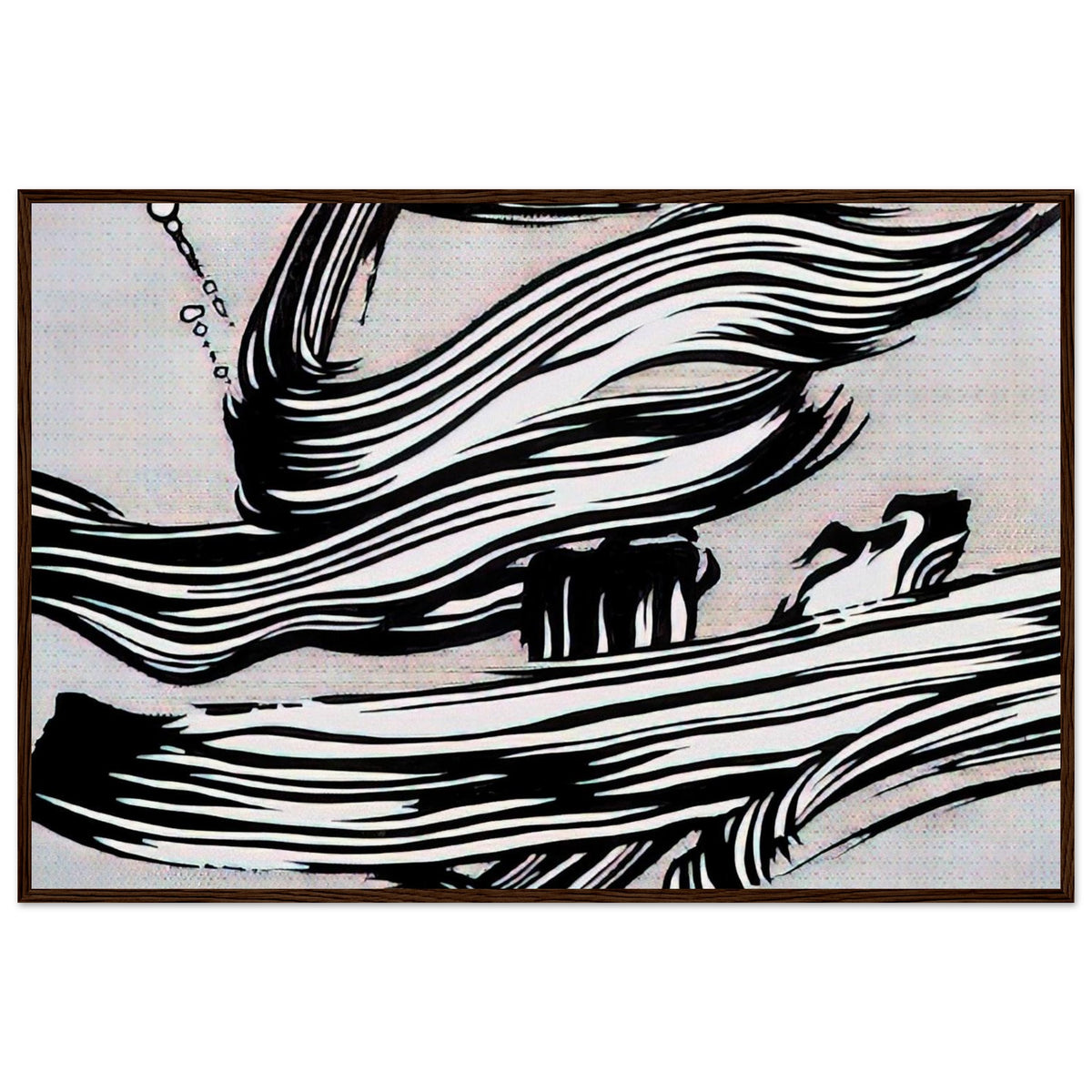 BRUSHSTROKES 1968 Framed Poster | Roy Lichtenstein Framed Prints Wall Art | Roy Lichtenstein Shop