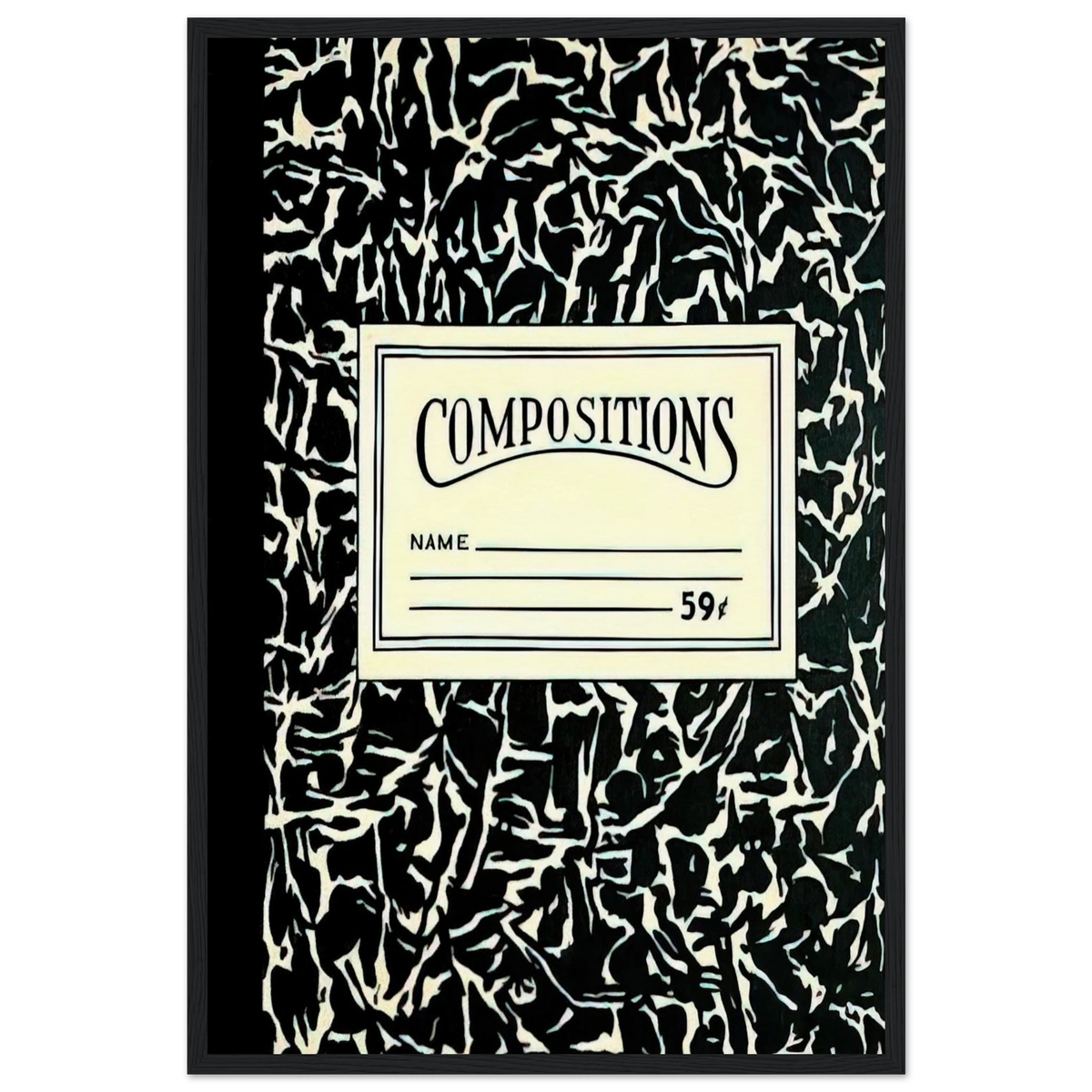 COMPOSITIONS II 1964 Framed Poster | Roy Lichtenstein Framed Prints Wall Art | Roy Lichtenstein Shop