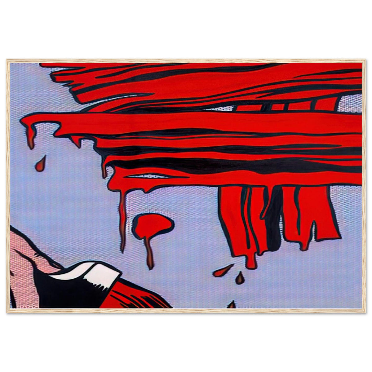 BRUSHSTROKES 1965 Framed Poster | Roy Lichtenstein Framed Prints Wall Art | Roy Lichtenstein Shop