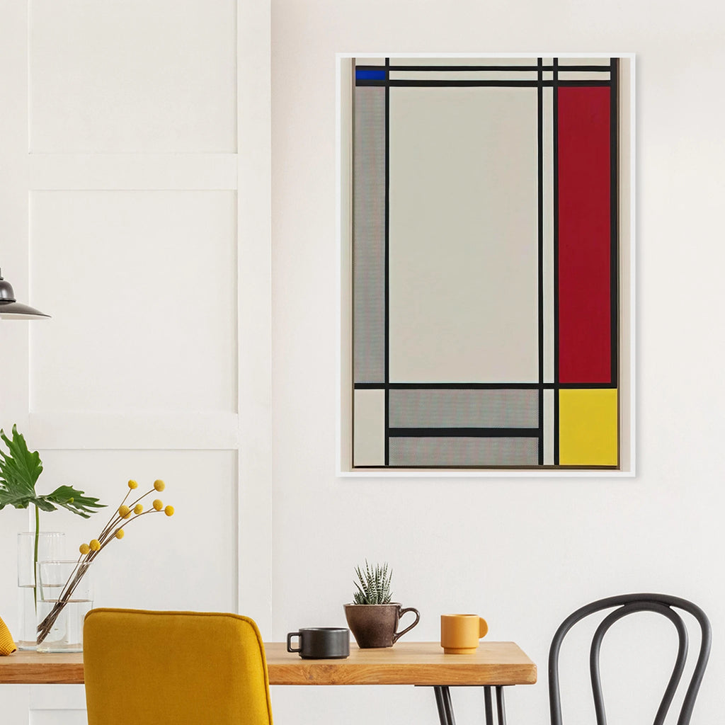 NON OBJECTIVE I 1964 Framed Poster | Roy Lichtenstein Framed Prints Wall Art | Roy Lichtenstein Shop