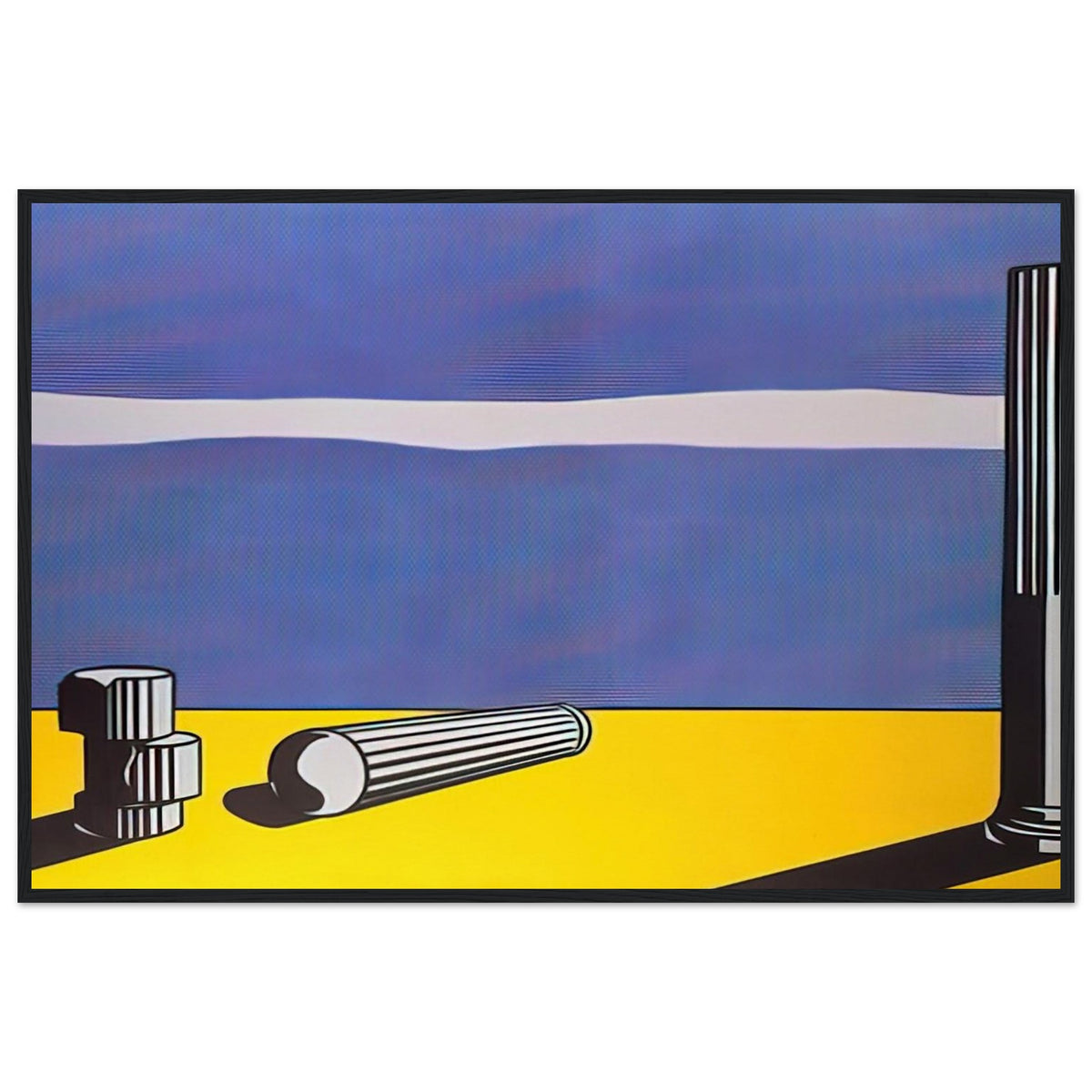 RUINS 1965 Framed Poster | Roy Lichtenstein Framed Prints Wall Art | Roy Lichtenstein Shop