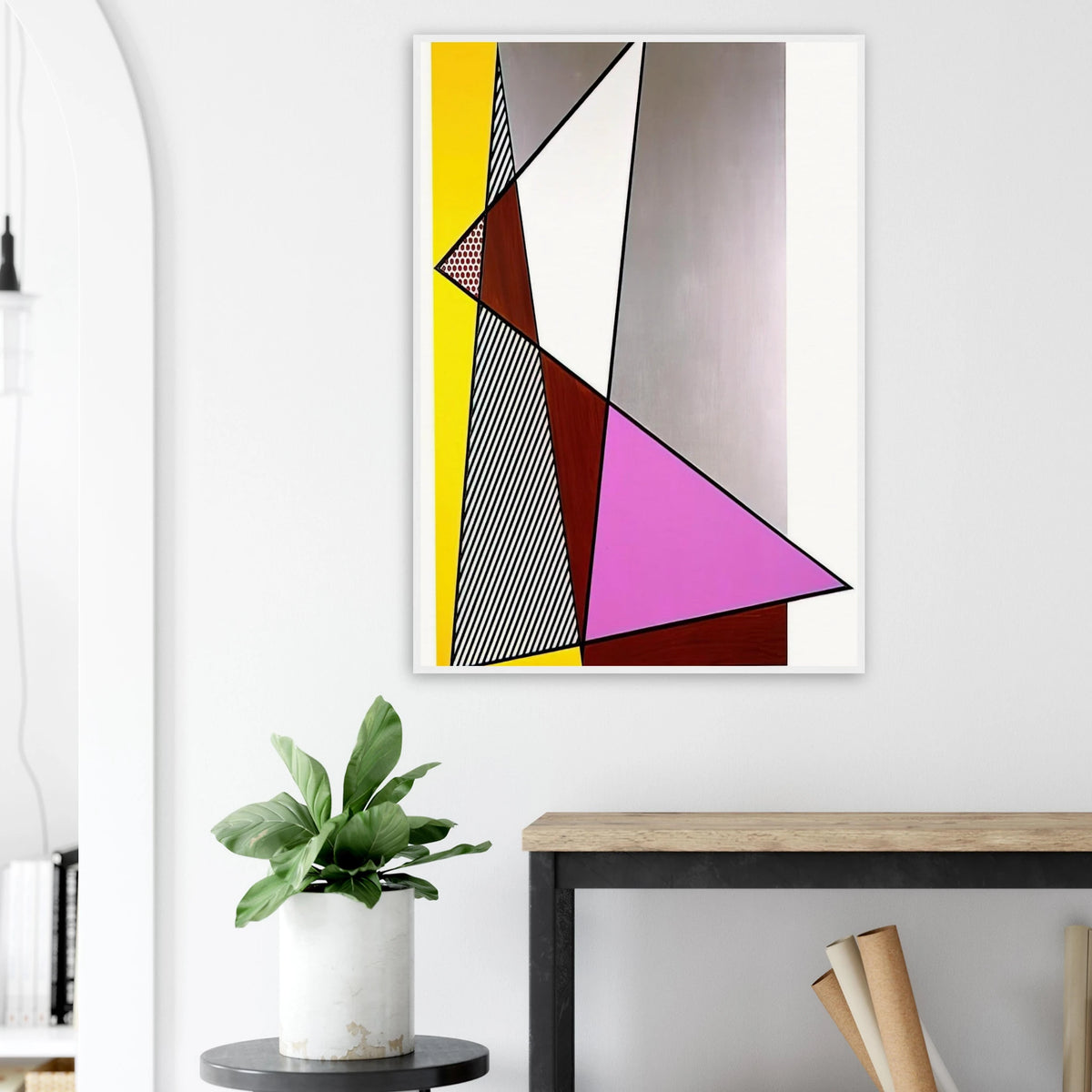 IMPERFECT PAINTING 1986 Framed Poster | Roy Lichtenstein Framed Prints Wall Art | Roy Lichtenstein Shop