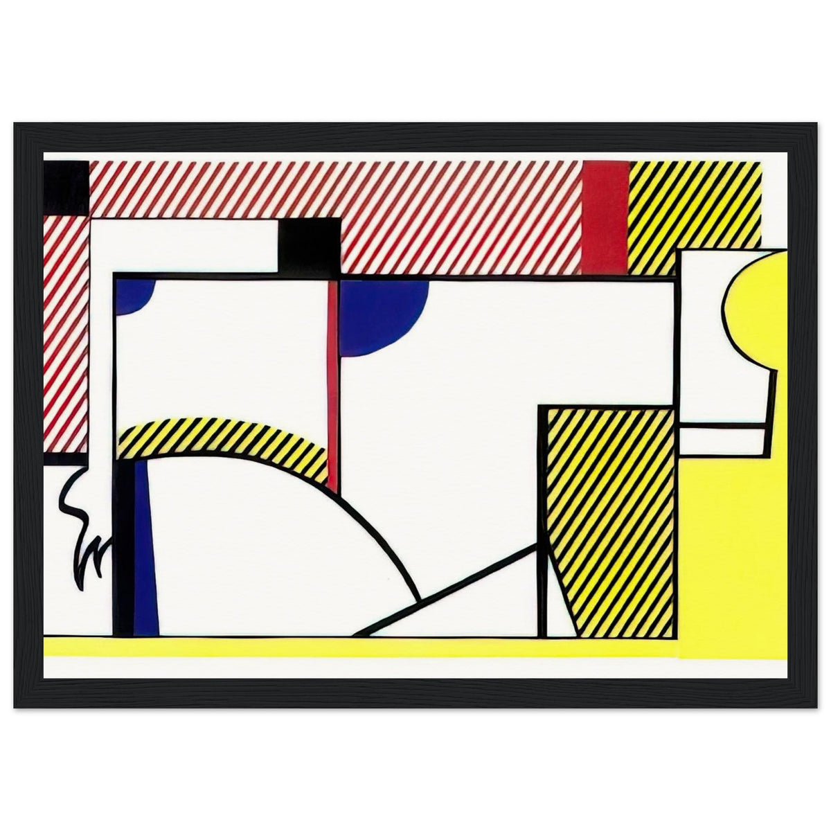 BULL VI 1973 Framed Poster | Roy Lichtenstein Framed Prints Wall Art | Roy Lichtenstein Shop