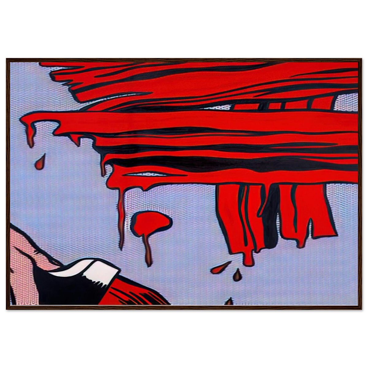BRUSHSTROKES 1965 Framed Poster | Roy Lichtenstein Framed Prints Wall Art | Roy Lichtenstein Shop