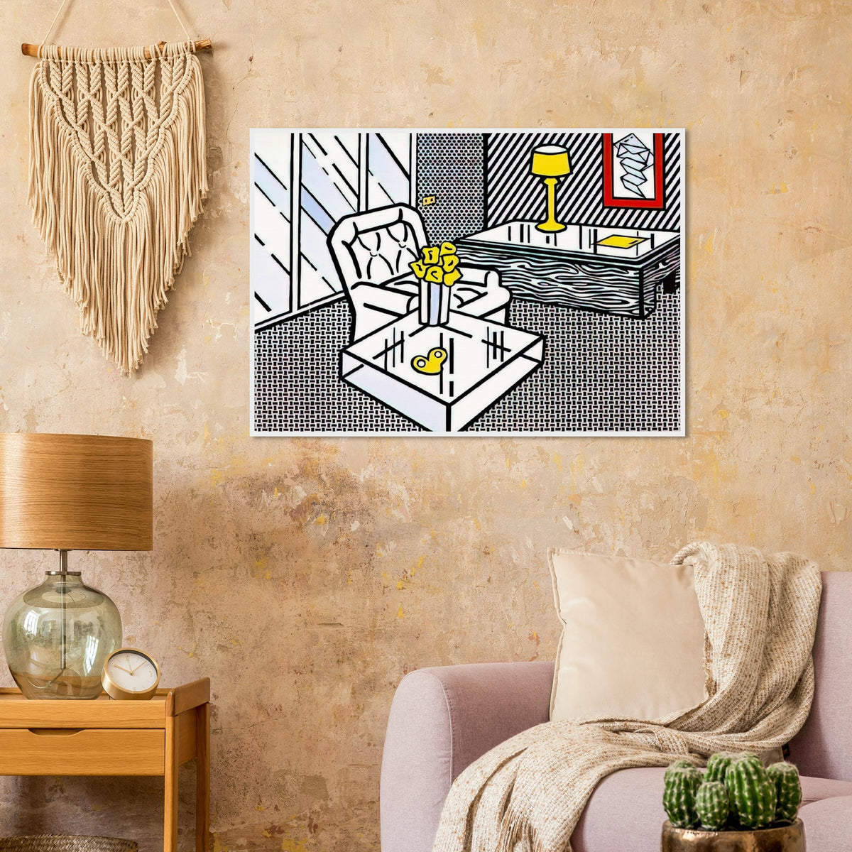 THE DEN 1990 Framed Poster | Roy Lichtenstein Framed Prints Wall Art | Roy Lichtenstein Shop