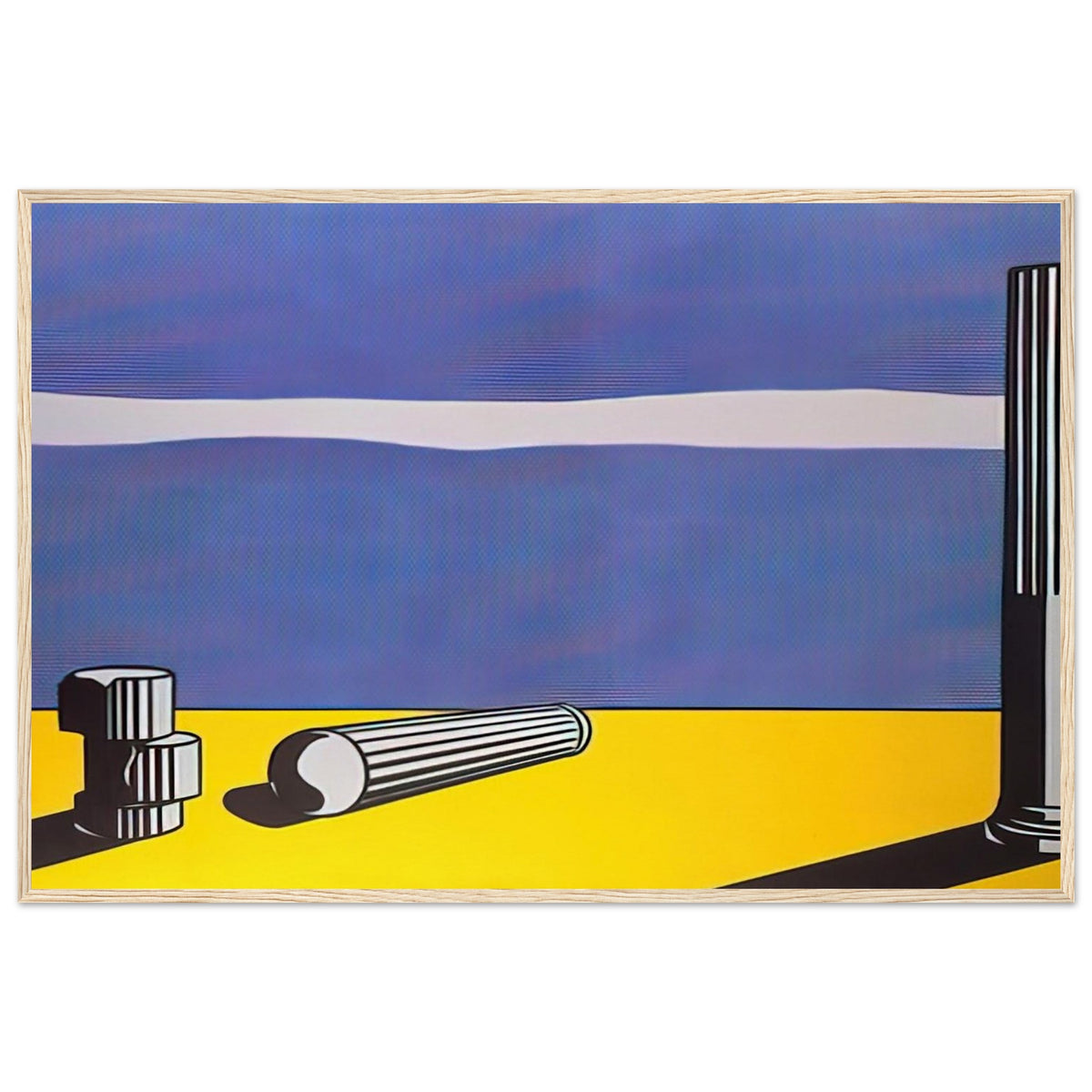 RUINS 1965 Framed Poster | Roy Lichtenstein Framed Prints Wall Art | Roy Lichtenstein Shop