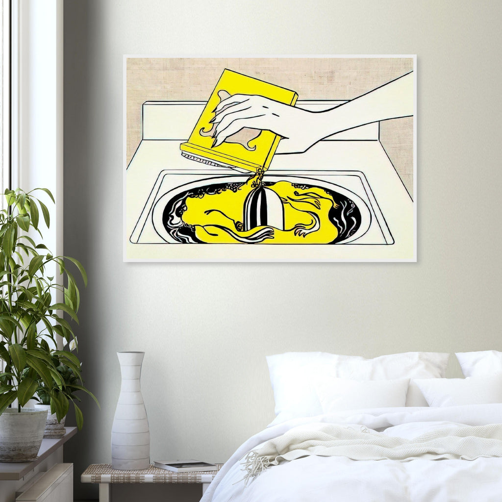 WASHING MACHINE 1961 Framed Poster | Roy Lichtenstein Framed Prints Wall Art | Roy Lichtenstein Shop