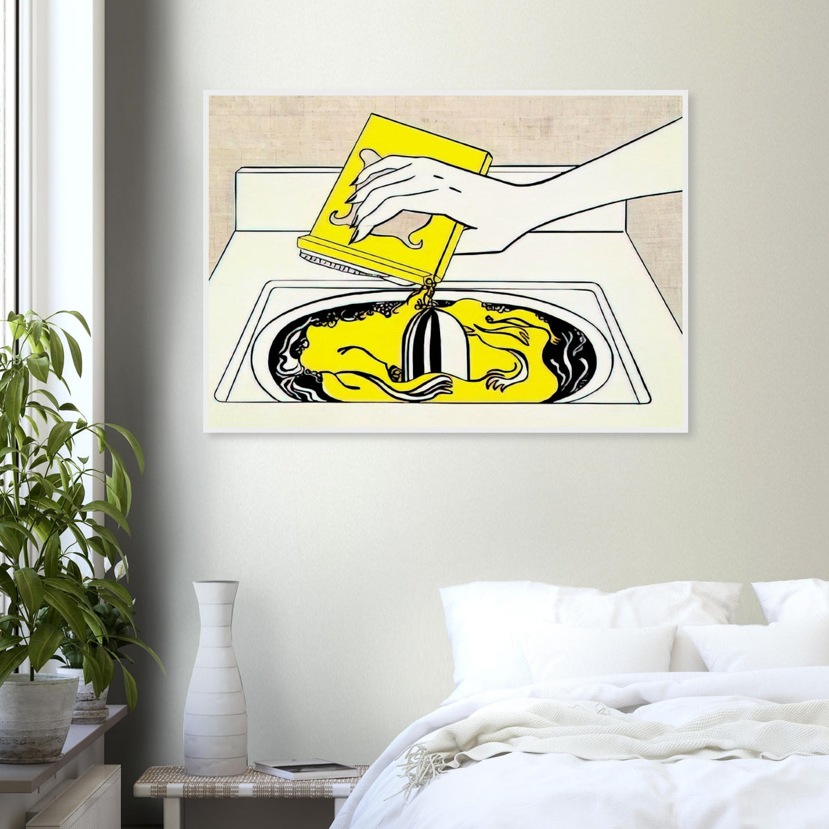 WASHING MACHINE 1961 Framed Poster | Roy Lichtenstein Framed Prints Wall Art | Roy Lichtenstein Shop