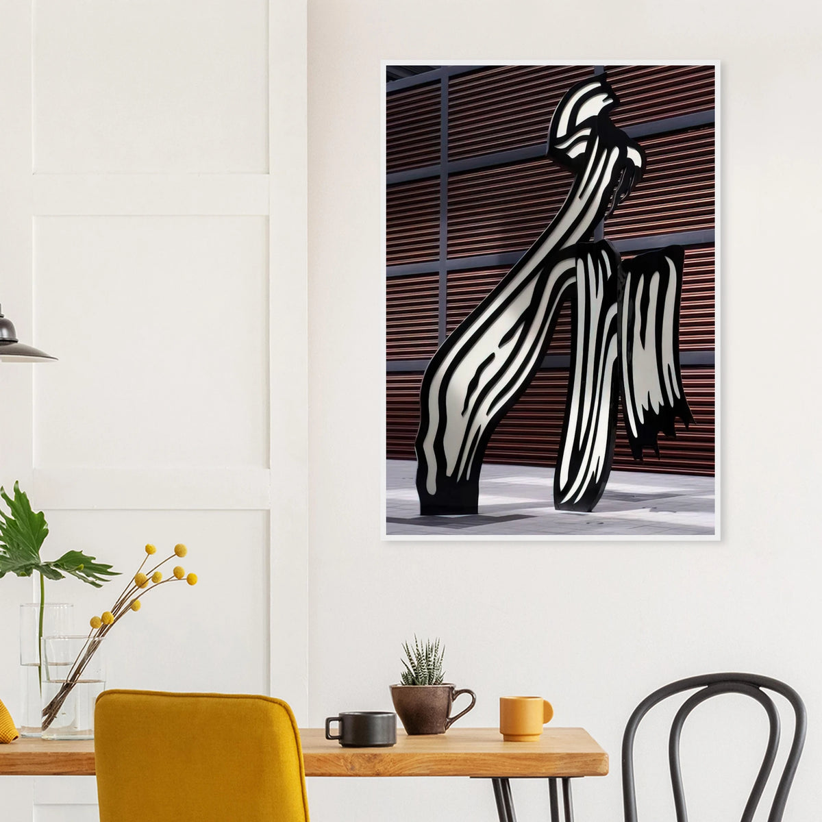 BRUSHSTROKE 1996 Framed Poster | Roy Lichtenstein Framed Prints Wall Art | Roy Lichtenstein Shop