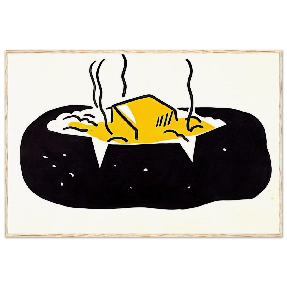 BAKED POTATO 1962 1 Framed Poster | Roy Lichtenstein Framed Prints Wall Art | Roy Lichtenstein Shop