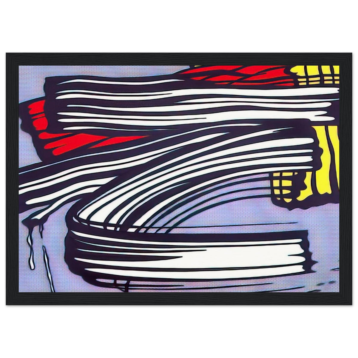 LITTLE BIG PAINTING 1965 Framed Poster | Roy Lichtenstein Framed Prints Wall Art | Roy Lichtenstein Shop