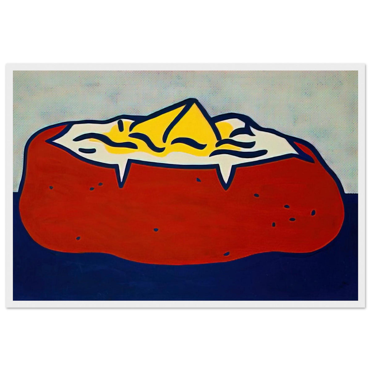 BAKED POTATO 1962 Framed Poster | Roy Lichtenstein Framed Prints Wall Art | Roy Lichtenstein Shop