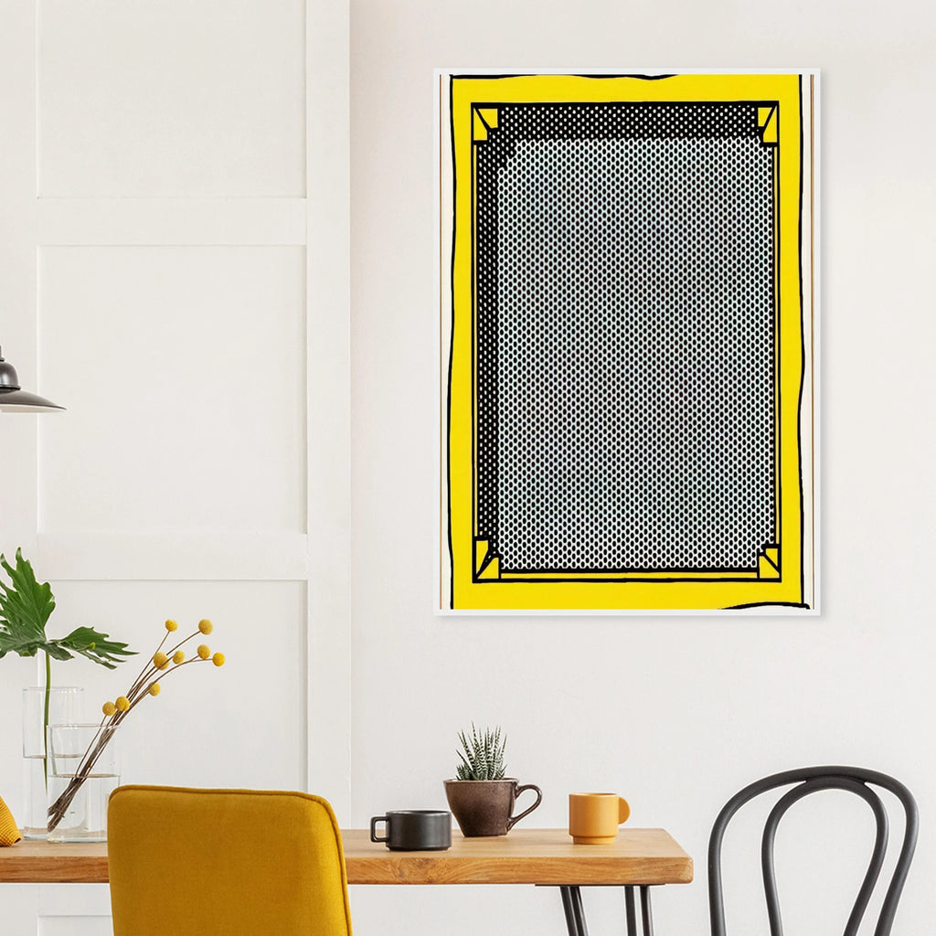 STRETCHER FRAME Framed Poster | Roy Lichtenstein Framed Prints Wall Art | Roy Lichtenstein Shop