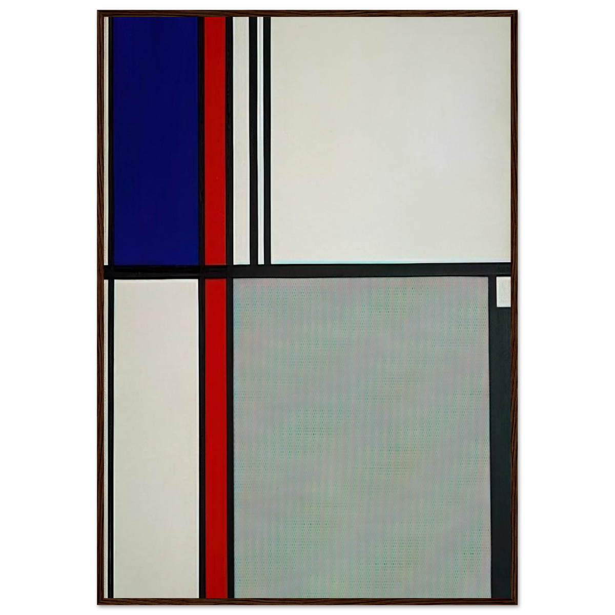 NONOBJECTIVE II 1964 Framed Poster | Roy Lichtenstein Framed Prints Wall Art | Roy Lichtenstein Shop