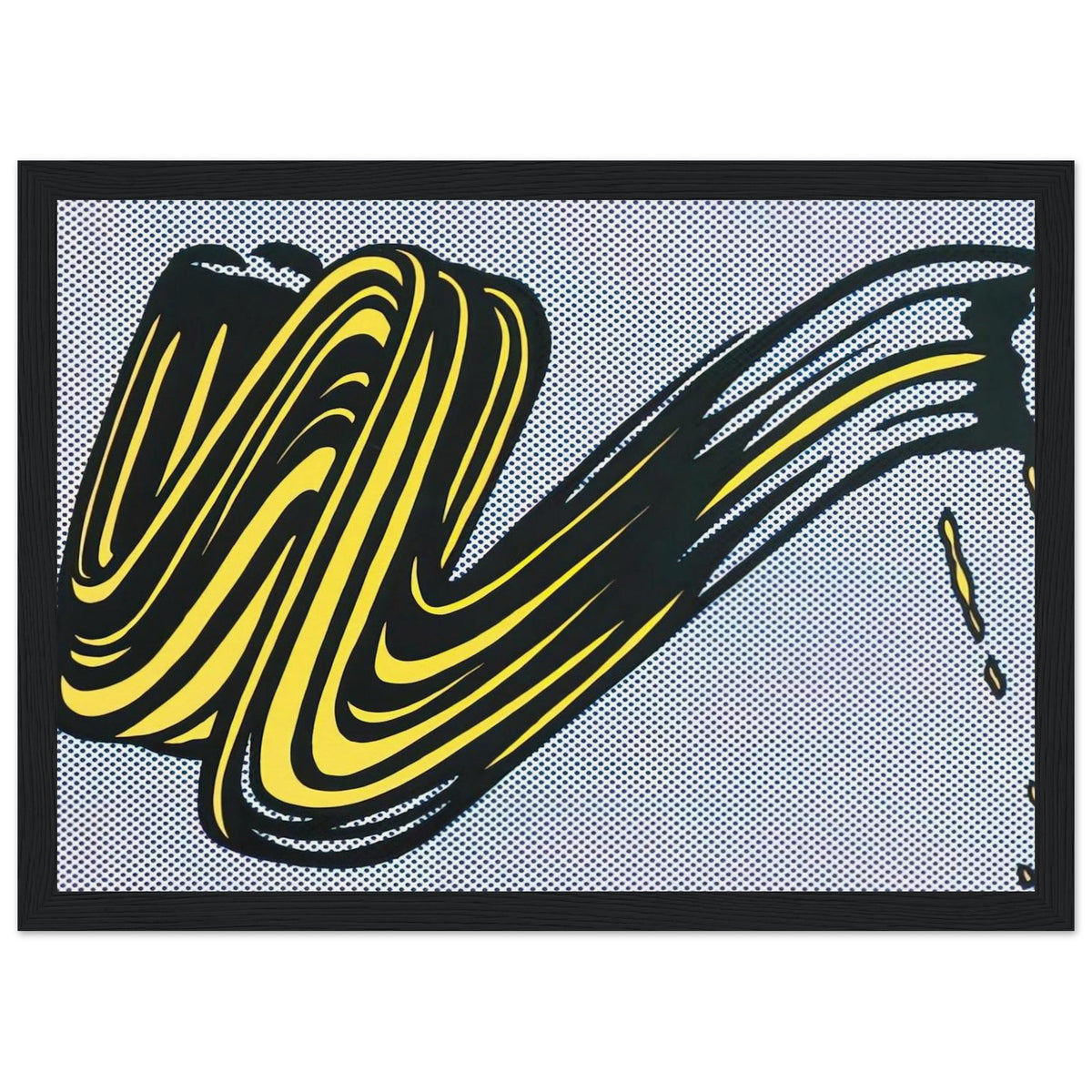 BRUSHSTROKE 1965 0 Framed Poster | Roy Lichtenstein Framed Prints Wall Art | Roy Lichtenstein Shop