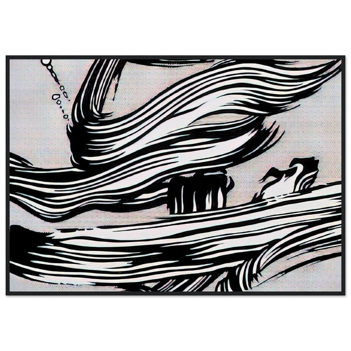 BRUSHSTROKES 1968 Framed Poster | Roy Lichtenstein Framed Prints Wall Art | Roy Lichtenstein Shop