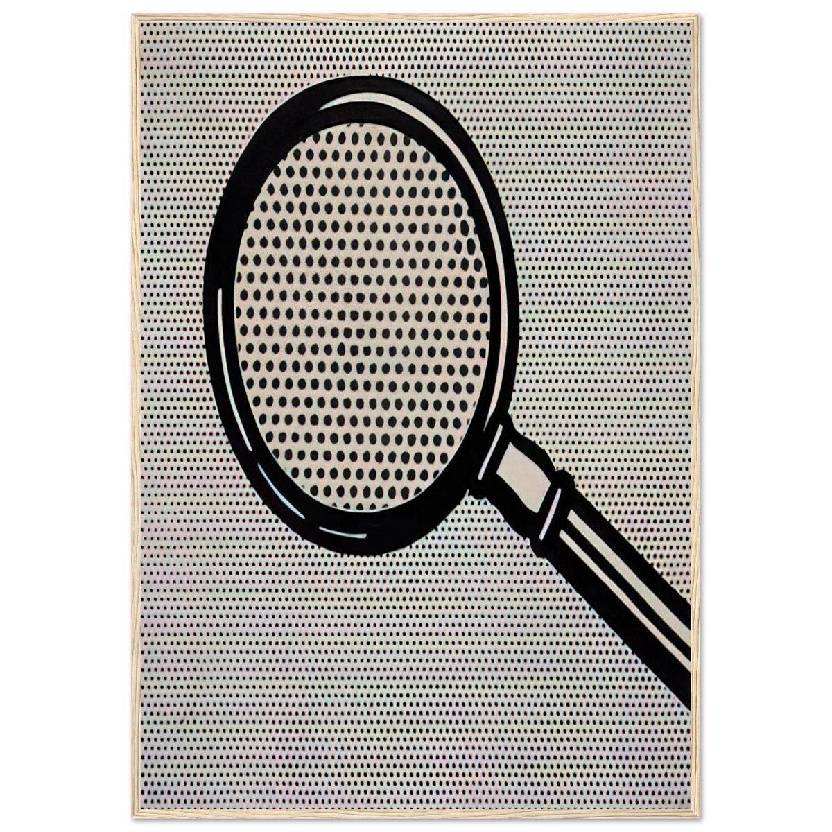 MAGNIFYING GLASS 1963 Framed Poster | Roy Lichtenstein Framed Prints Wall Art | Roy Lichtenstein Shop