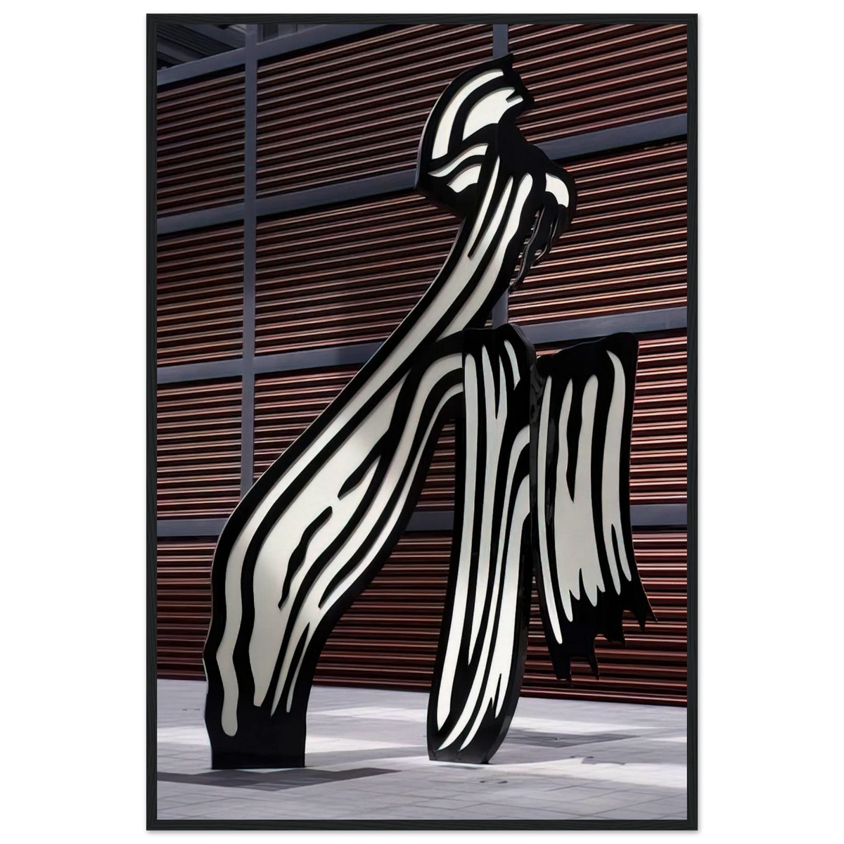 BRUSHSTROKE 1996 Framed Poster | Roy Lichtenstein Framed Prints Wall Art | Roy Lichtenstein Shop