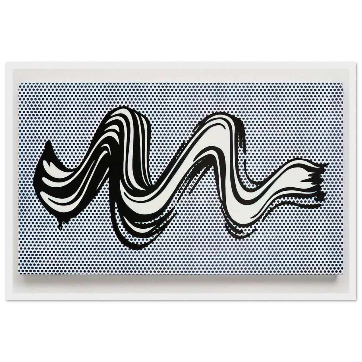 BRUSHSTROKE 1965 Framed Poster | Roy Lichtenstein Framed Prints Wall Art | Roy Lichtenstein Shop