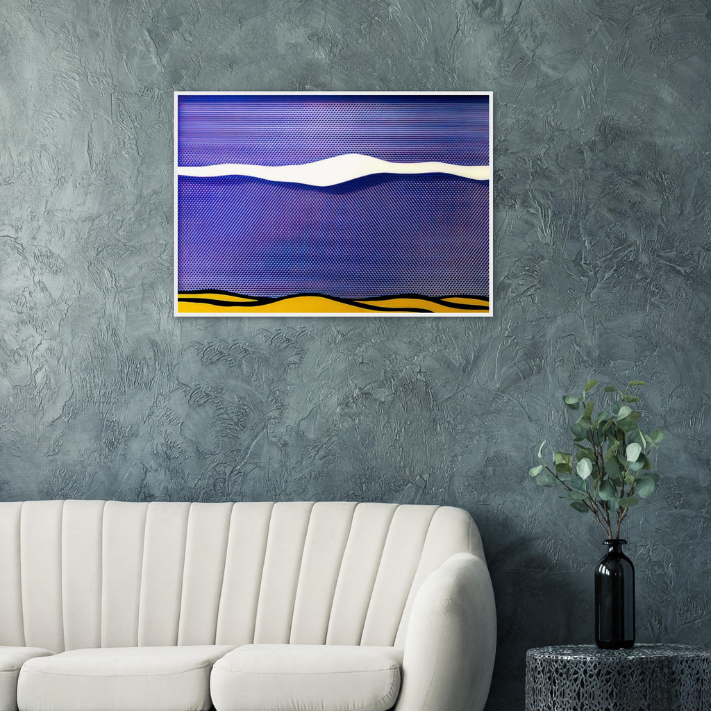 ARCTIC LANDSCAPE 1964 Framed Poster | Roy Lichtenstein Framed Prints Wall Art | Roy Lichtenstein Shop