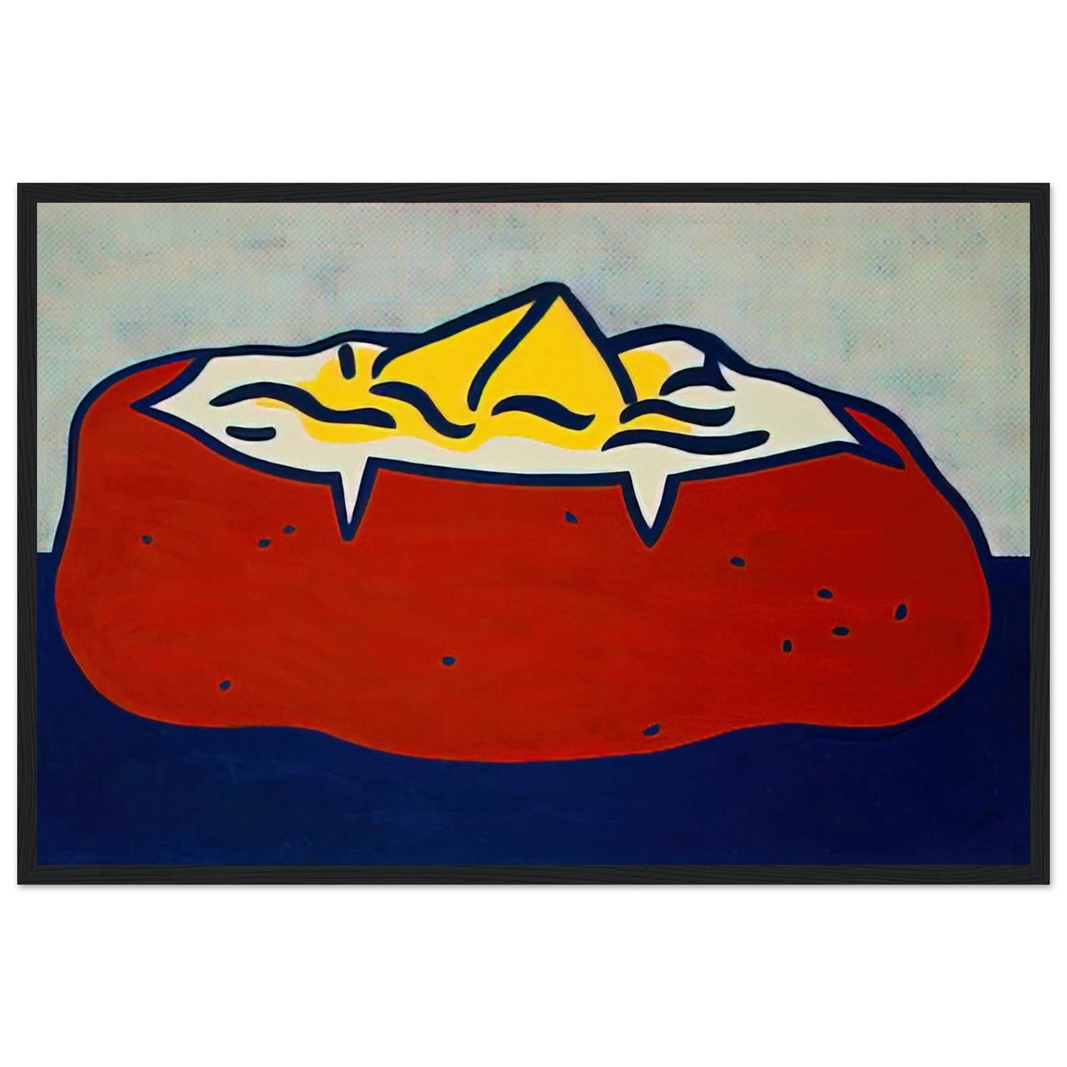 BAKED POTATO 1962 Framed Poster | Roy Lichtenstein Framed Prints Wall Art | Roy Lichtenstein Shop
