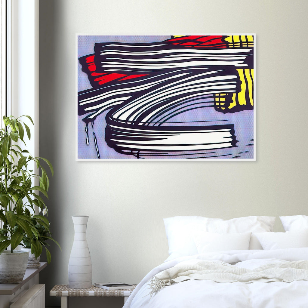 LITTLE BIG PAINTING 1965 Framed Poster | Roy Lichtenstein Framed Prints Wall Art | Roy Lichtenstein Shop
