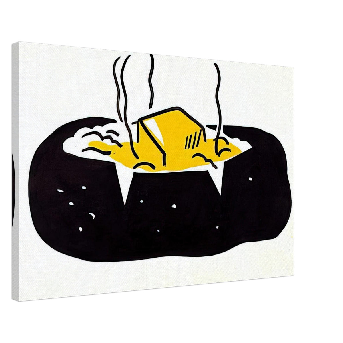 BAKED POTATO 1962 1 Canvas | Roy Lichtenstein Canvas | Roy Lichtenstein Shop