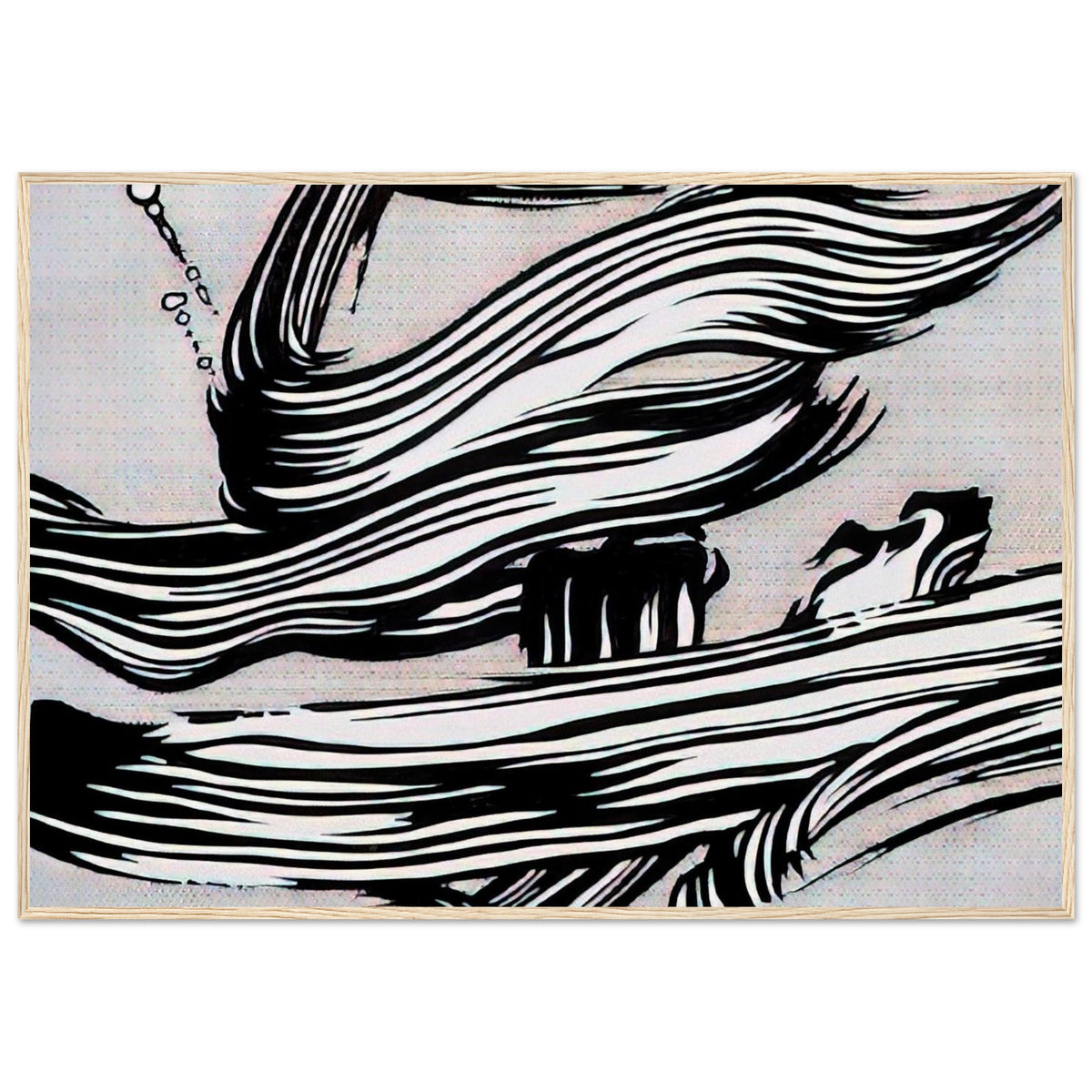 BRUSHSTROKES 1968 Framed Poster | Roy Lichtenstein Framed Prints Wall Art | Roy Lichtenstein Shop