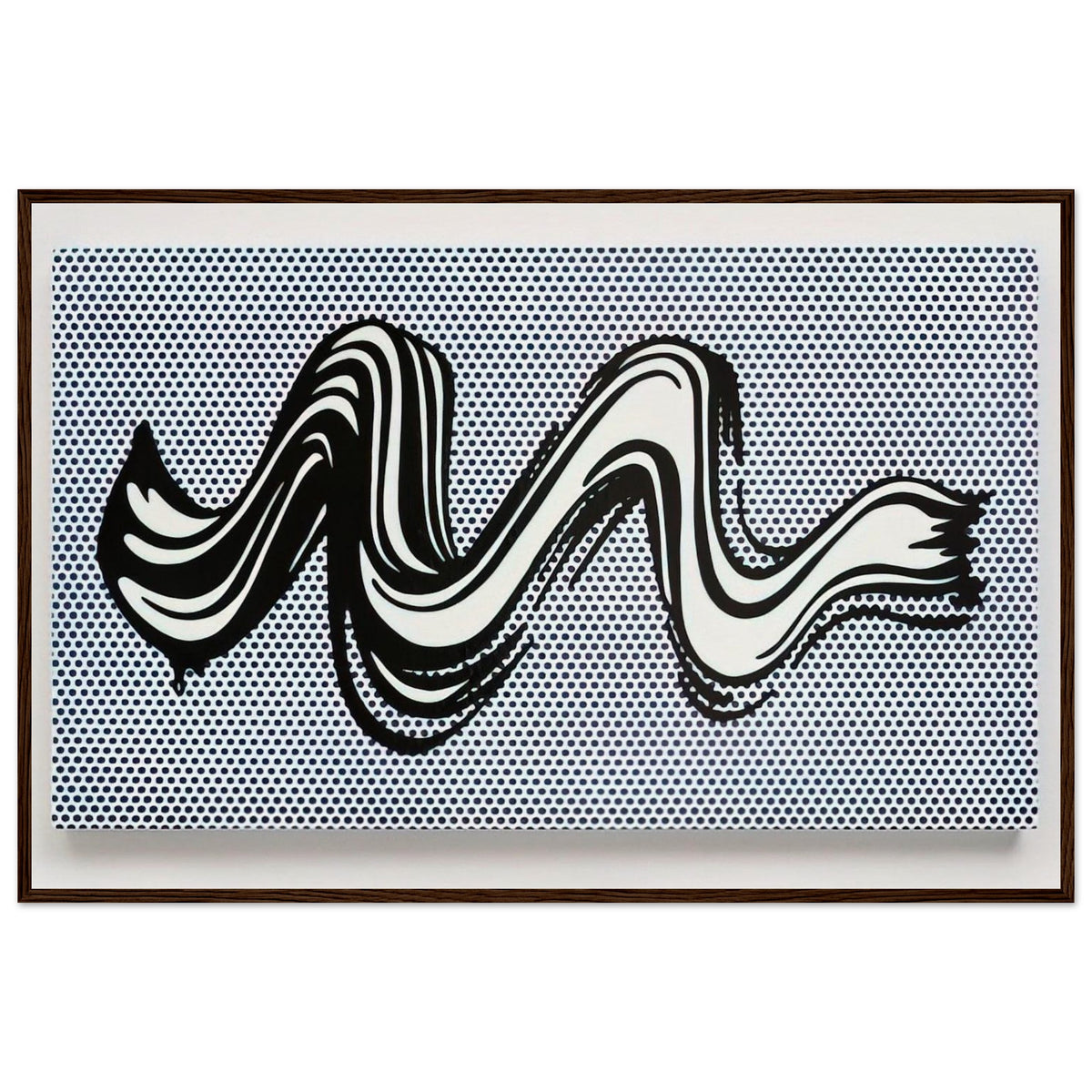 BRUSHSTROKE 1965 Framed Poster | Roy Lichtenstein Framed Prints Wall Art | Roy Lichtenstein Shop