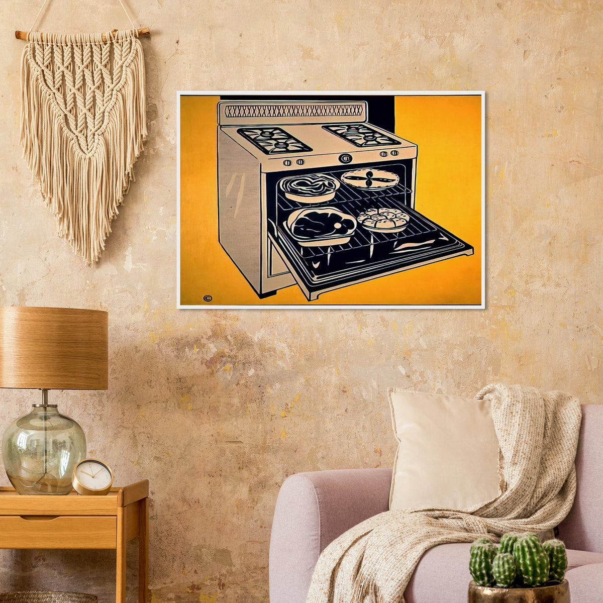 KITCHEN RANGE 1962 Framed Poster | Roy Lichtenstein Framed Prints Wall Art | Roy Lichtenstein Shop