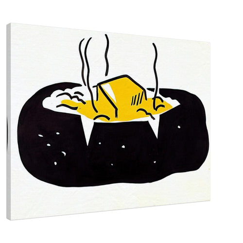 BAKED POTATO 1962 1 Canvas | Roy Lichtenstein Canvas | Roy Lichtenstein Shop