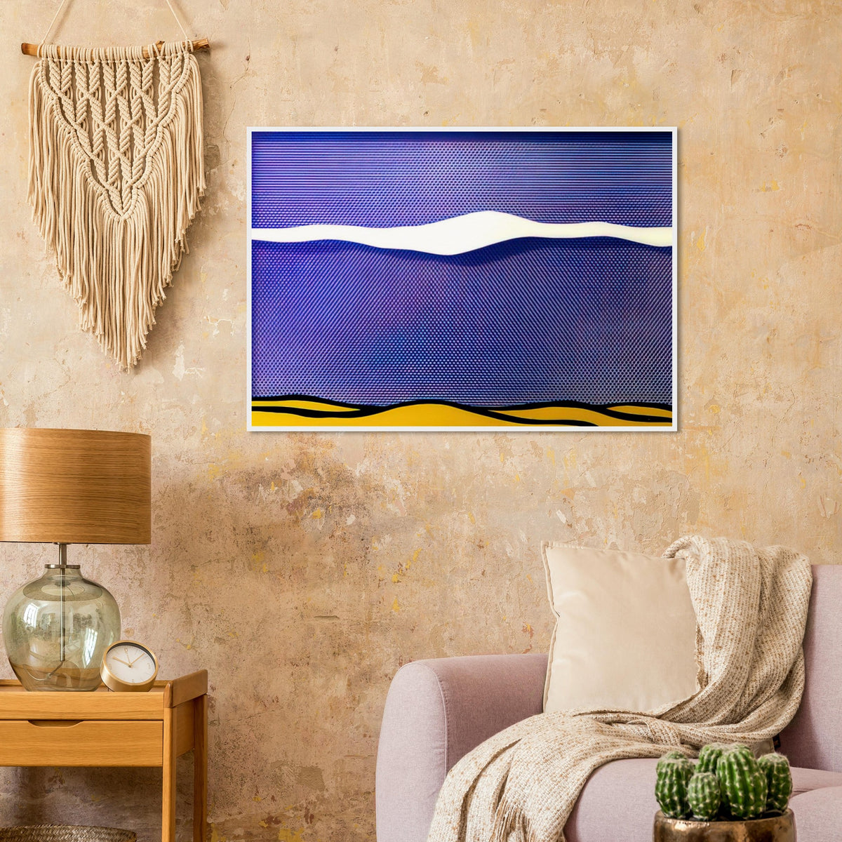 ARCTIC LANDSCAPE 1964 Framed Poster | Roy Lichtenstein Framed Prints Wall Art | Roy Lichtenstein Shop