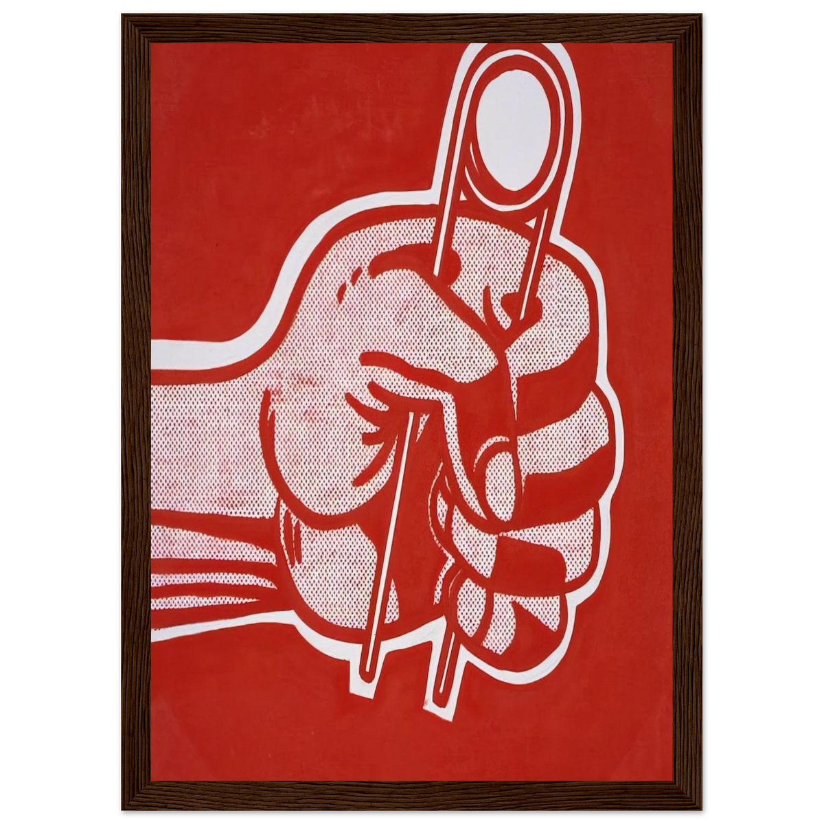 THE GRIP 1962 Framed Poster | Roy Lichtenstein Framed Prints Wall Art | Roy Lichtenstein Shop