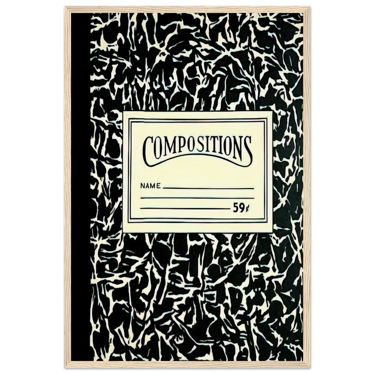 COMPOSITIONS II 1964 Framed Poster | Roy Lichtenstein Framed Prints Wall Art | Roy Lichtenstein Shop